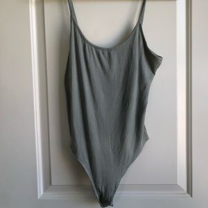 Sage green body suit